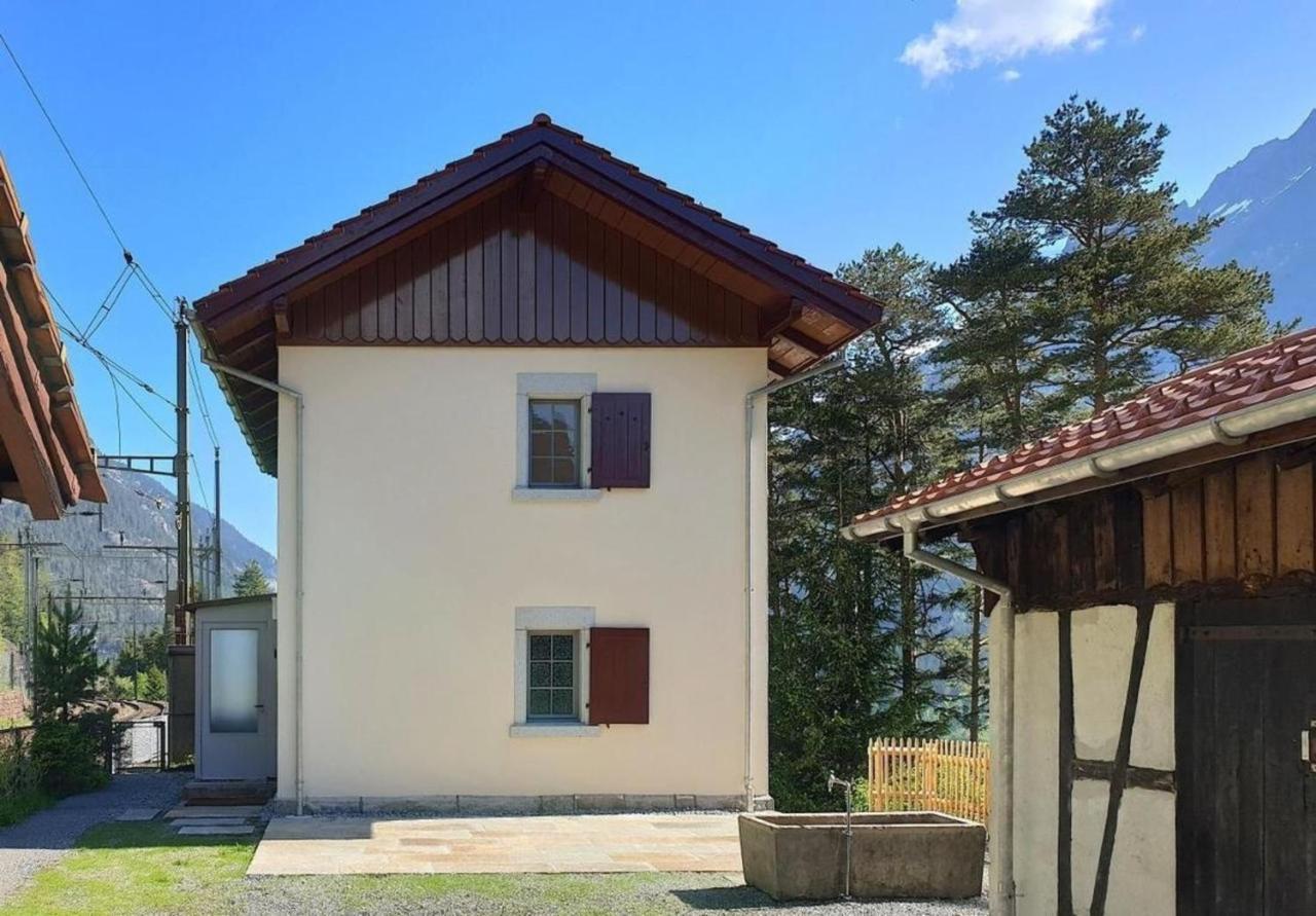 Bahnwaerterhaus Eggwald Villa Wassen Ngoại thất bức ảnh